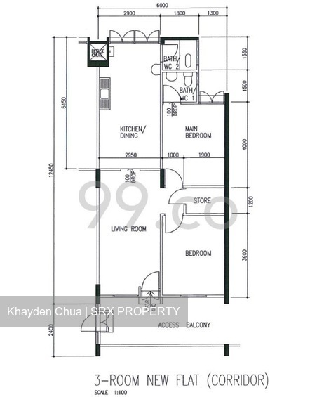 Blk 624 Ang Mo Kio Avenue 4 (Ang Mo Kio), HDB 3 Rooms #560545811
